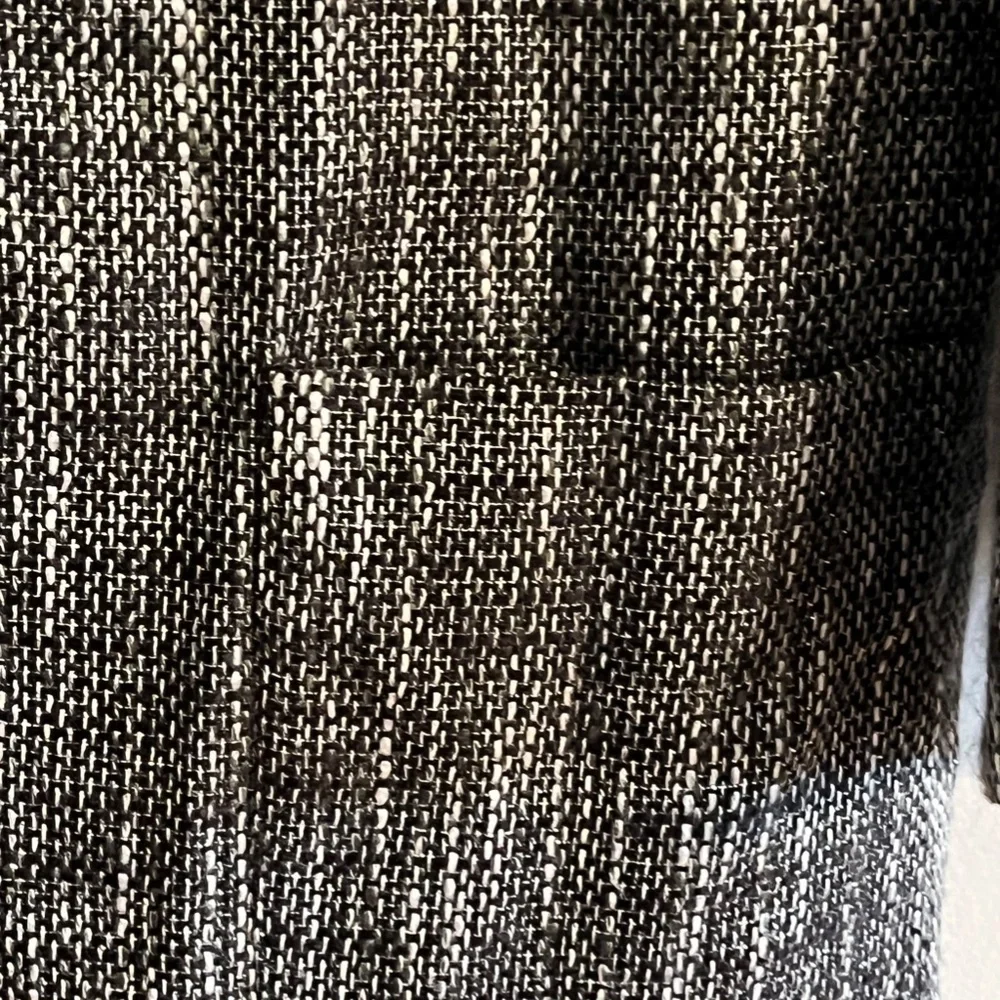 Chicos Jewel Tweed Jacket 12 Black Classic Resort Preppy Old‎ Money Luxury Chic
